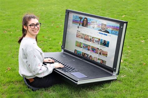 This 43-inch screen laptop defies portability, proving bigger is not always better - Design ...