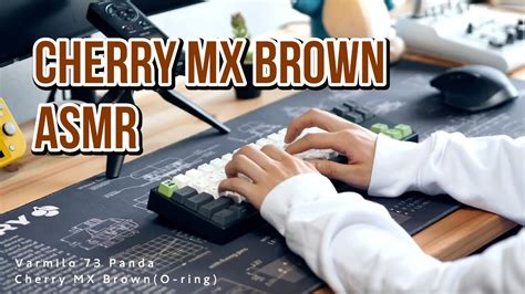 【ASMR】Cherry mx brown typing sound / 茶軸 打鍵音 - YouTube