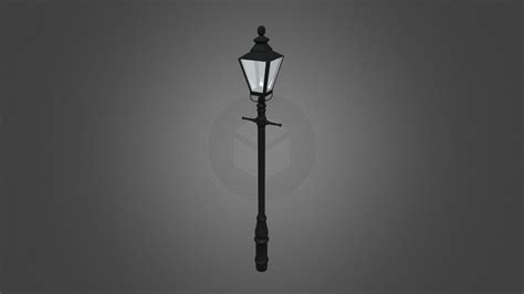 Old English Street Lamp (.obj) - Download Free 3D model by rhcreations [6341be2] - Sketchfab