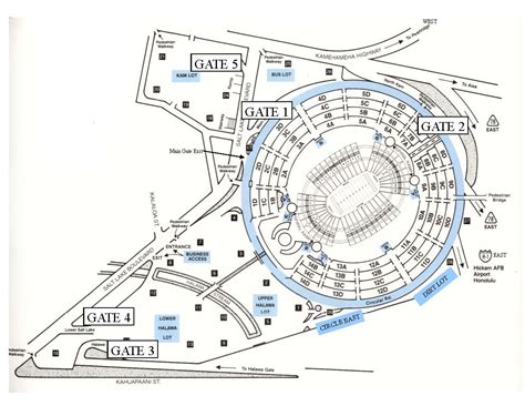 Aloha Stadium | Aloha Stadium Parking Map and Rates