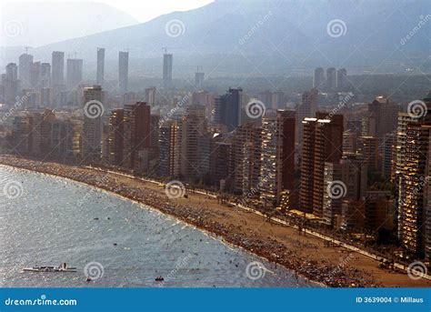 Benidorm City stock photo. Image of house, beach, life - 3639004