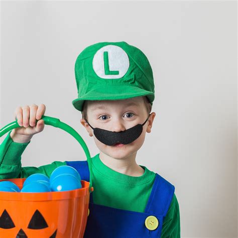 Luigi Costume Super Mario Bros Party Outfit Mario and Luigi - Etsy