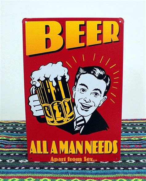 Beer vintage home decor metal Tin signs malt decorative plaques for bar wall art craft 20X30CM ...