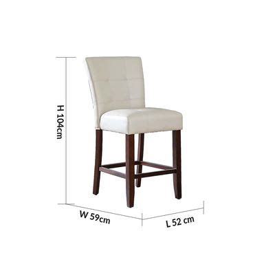 Buy Brody Counter Height Dining Chair Set of 2 - Beige Online | Danube ...