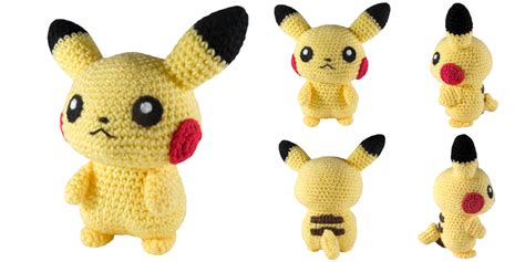 i crochet things: Pattern: Pikachu Amigurumi REVAMP