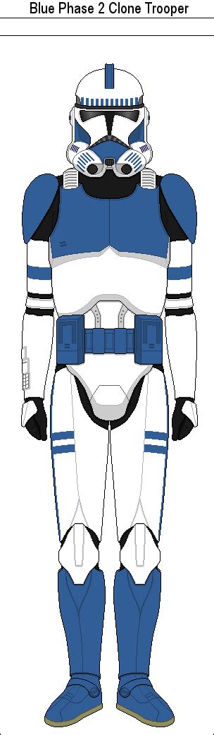 Blue Phase 2 Clone Trooper by MarcusStarkiller Star Warrs, Star Wars ...