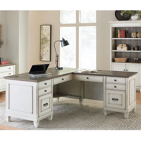 Wycliff Bay Hartford Right Hand Facing L-Shaped Desk | NFM | Home office furniture, L shaped ...