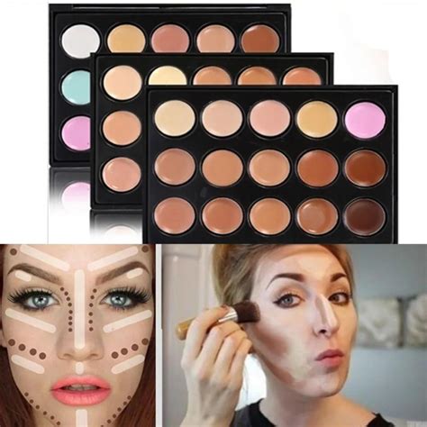 15 colors Professional concealer palettes makeup Cream Base Foundation ...