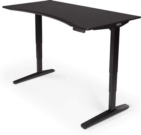 Buy UPLIFT Desk - V2 Black Eco Curve Desktop Standing Desk, Height Adjustable Frame Black ...