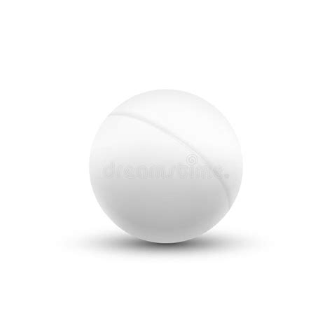 3d Ping Pong Ball. Vector Ping Pong Club Department Ball Icon Stock ...