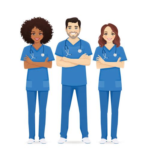 Staff Nurse Clipart Black