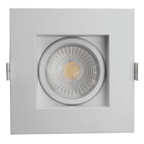 LED 4” Regress Gimbal Square, Selectable CCT. – Bulb Center