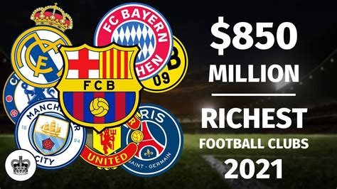 10 richest football clubs in the World with total valuation - TFIGlobal