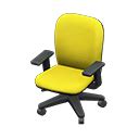 Modern office chair - Yellow | Animal Crossing (ACNH) | Nookea