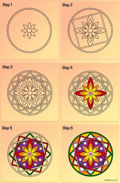 Onam Pookalam Patterns Colouring Sheets (Teacher-Made) | lupon.gov.ph