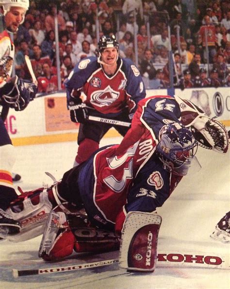 Mike Ricci & Patrick Roy Colorado Avalanche Stanley Cup Finals 1996 | Colorado avalanche hockey ...