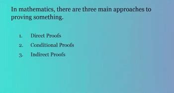 3 Types of Mathematical Proof by Dunkerton | Teachers Pay Teachers