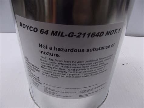 Royco 64 MIL-G-21164D 非 1 高负荷合成航空仪器润滑脂 | eBay