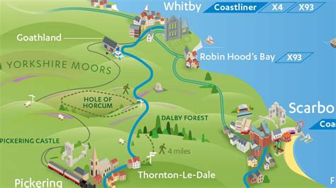 Transit Maps: Submission – Yorkshire Tourist Bus Map by Best Impressions