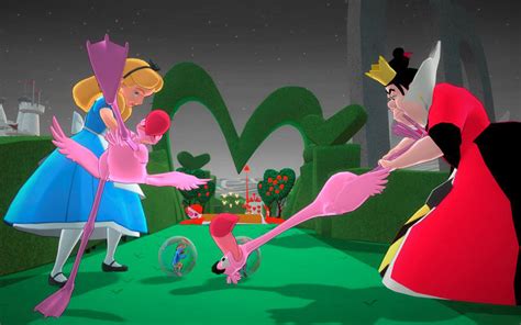 Alice And Queen Of Hearts - toonswallpapers.com VS Disneywallpapers ...