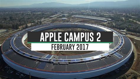 Apple Campus 2 February 2017 Construction Update 4K - YouTube