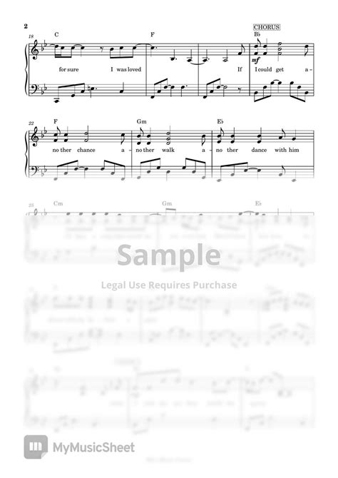 Luther Vandross - Dance With My Father (piano sheet music) 曲谱 by Mel's Music Corner