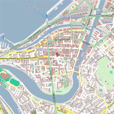 Map of Trondheim - ToursMaps.com