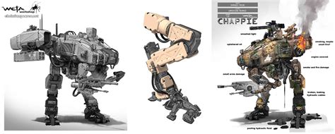 Christian Pearce: Chappie Concept Art - part 3!