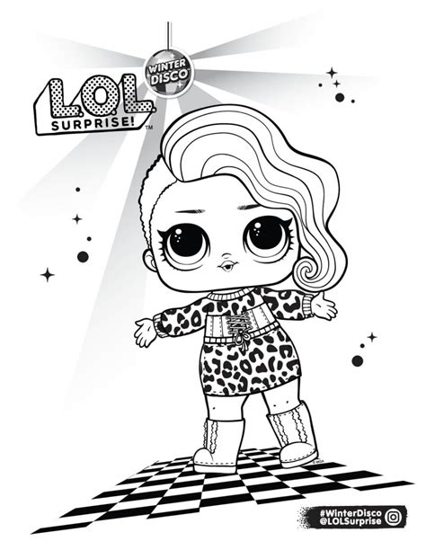 LOL Surprise Winter Disco coloring pages - YouLoveIt.com