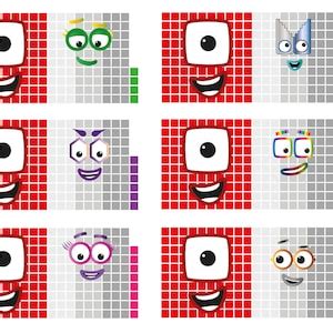 Numberblocks 100-199 Mini Hundreds Instant Download PDF - Etsy