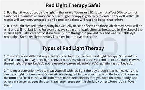 How does infrared light therapy for pain | DGYAO Red & Infrared Light ...