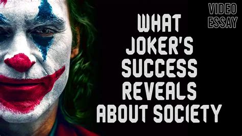 What JOKER's Success Reveals about Today's Society | Video Essay - YouTube