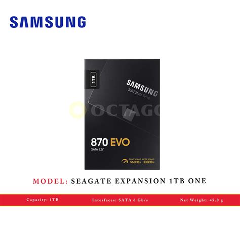 SAMSUNG SSD 1TB 870 EVO SATA 3 – Octagon Computer Superstore