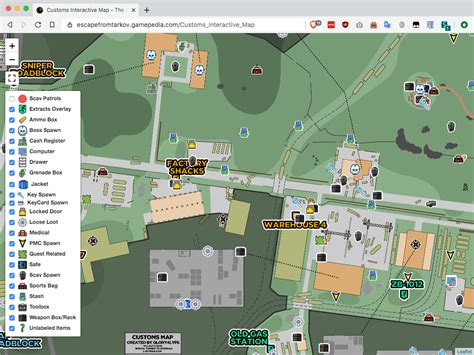 Tarkov Streets Map