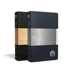 ESV Reformation Study Bible, Condensed Edition - Dark Brown, Premium ...