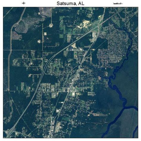 Aerial Photography Map of Satsuma, AL Alabama