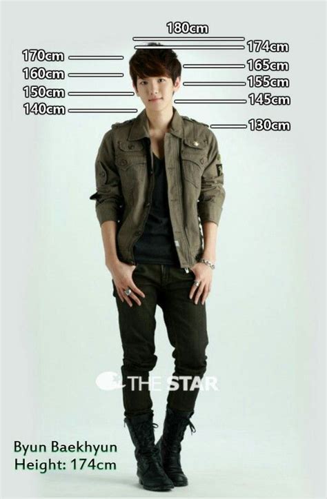 Exo height - Baekhyun | Exo, Baekhyun, Exo baekhyun