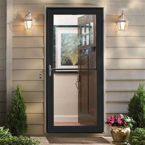 Black Storm Door With Screen - Storm Doors