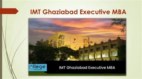 PPT - IMT Ghaziabad Executive MBA PowerPoint Presentation, free ...