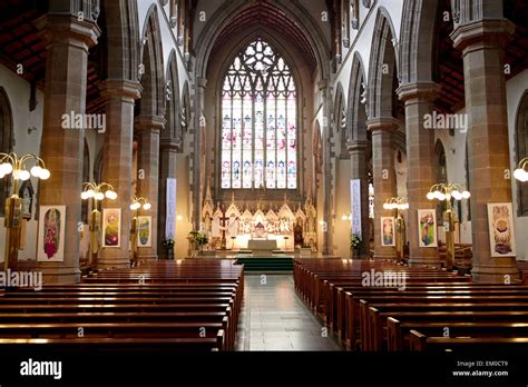 interior of st eugene's roman catholic cathedral derry londonderry ...