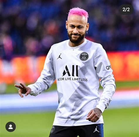 Neymar debuts new pink hairstyle against Montpellier (Photos) - Report ...