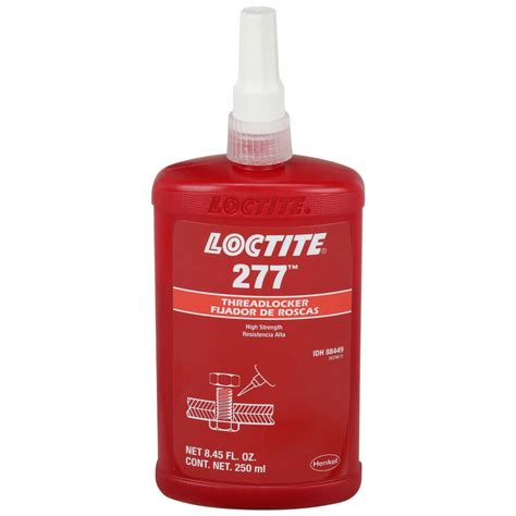 LOCTITE, 277, Red, High-Strength Threadlocker - 3KE50|88449 - Grainger