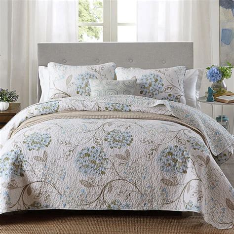 Quality Printed Bedspread Quilt Set 3PC Quilted Bedding Cotton Quilts Bed Covers Including ...