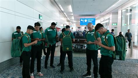 Pakistan squad reach Dubai for ACC U19 Asia Cup - International - geosuper.tv