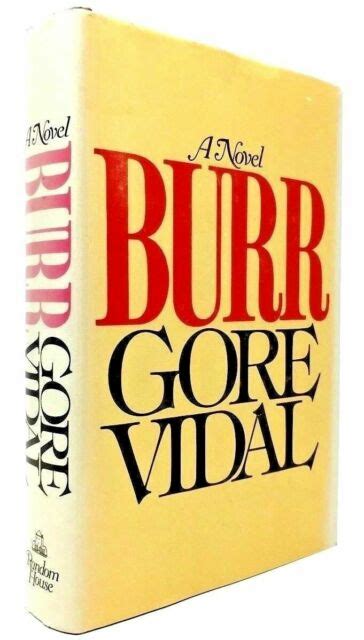 Burr by Gore Vidal (1973, Hardcover) for sale online | eBay