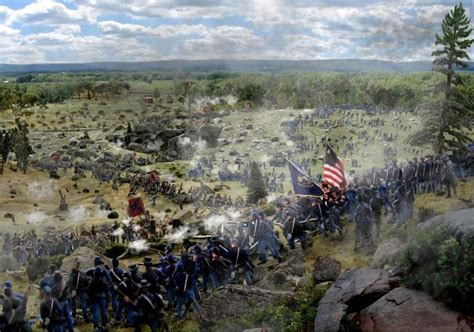 Little Round Top | The Gettysburg Diographs | Battle of gettysburg, Gettysburg, Civil war art