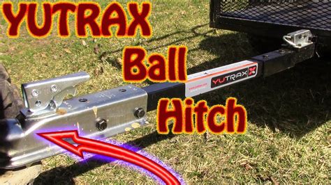 DIY How to Install a TX112 Ball Hitch On a YUTRAX X2 Utility Trailer 2 ...