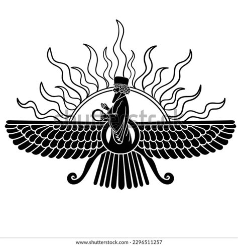 Zoroastrian Symbol Tattoo