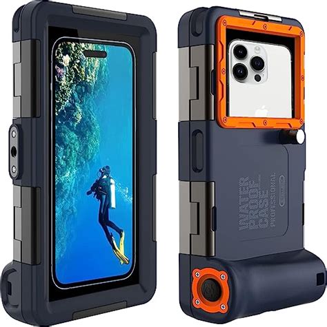 Amazon.com: Professional Waterproof Diving Case for Snorkeling, 15M/50FT Underwater Photo ...