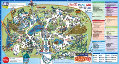 Canada's wonderland map - Map of Canada's wonderland (Canada) | Canadas wonderland, Wonderland ...